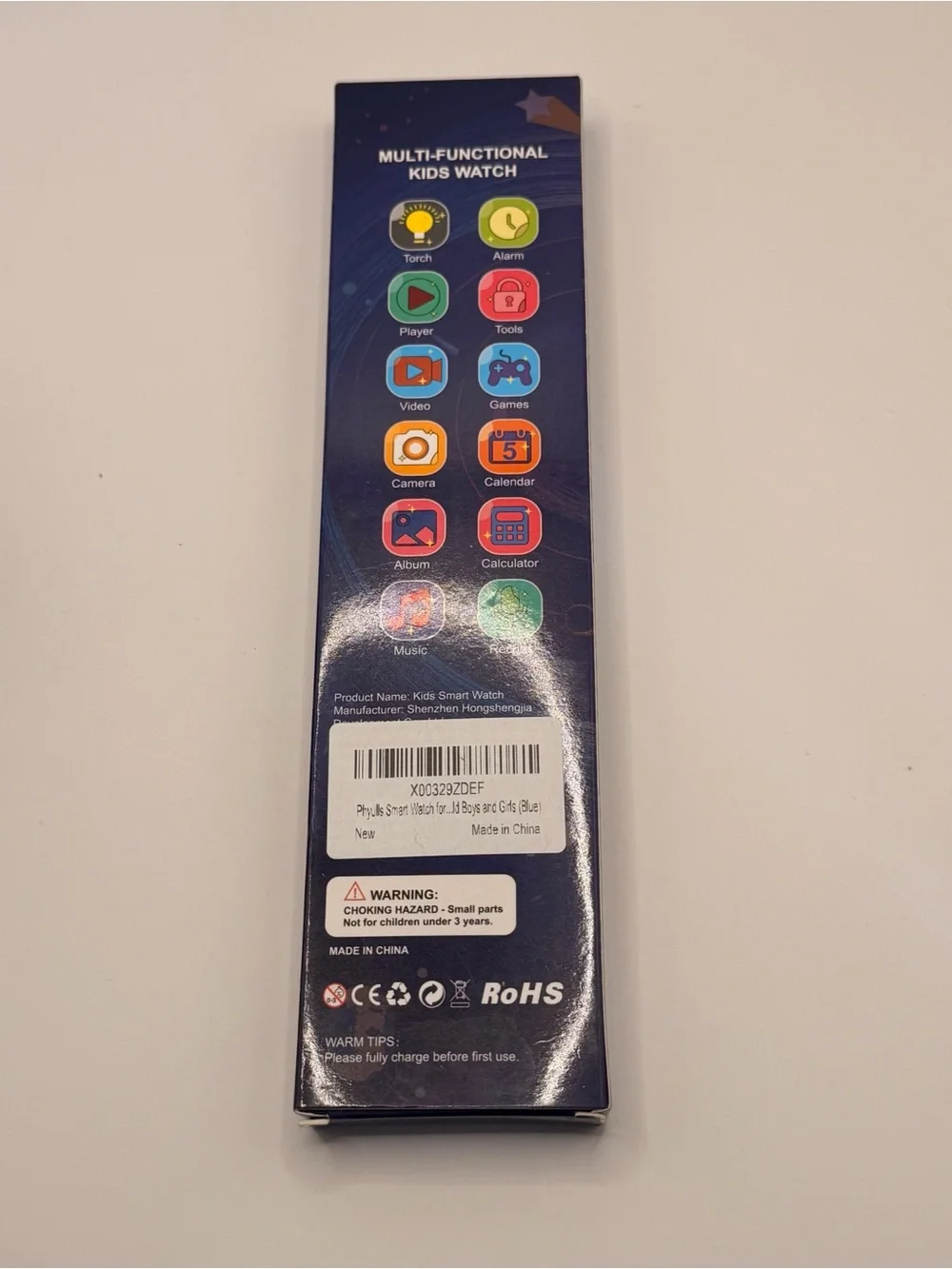 Kids Smart Watch, Full Set, New,‎ Blue, Charger Included